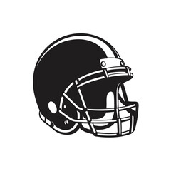 Fototapeta premium Rugby Helmet Vector art Design illustration