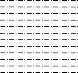 Horizontal seamless lines - minimalist striped pattern. Hand-drawn broken straight line stitches. Hand-drawn indigo lines.