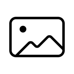 Pictures, photos, jpg files. Mountains and sun landscapes. Picture in frame. picture add icon. picture download icon. picture delete icon