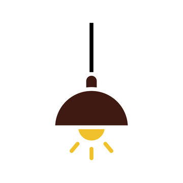 recommend clip art: Vector chandelier icon with trendy design. home light icon