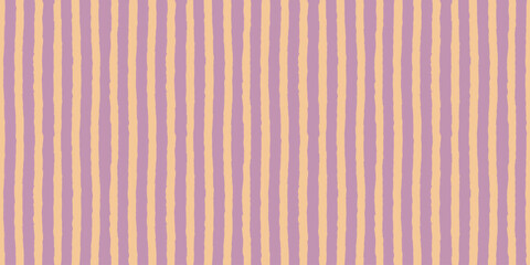Pastel striped seamless pattern with hand drawn pencil textured lines. Fun background with sketchy scribble stripes in yellow and pale pink colors.