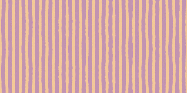Pastel striped seamless pattern with hand drawn pencil textured lines. Fun background with sketchy scribble stripes in yellow and pale pink colors.