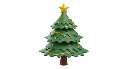 Isolated Christmas Tree