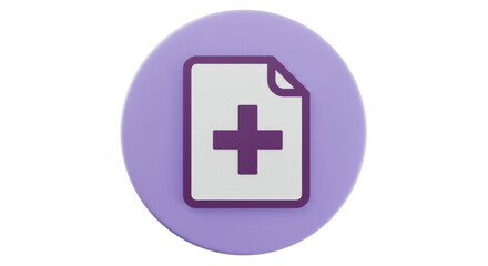 Isolated Add New Document Icon