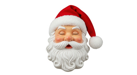 Isolated Santa Claus Mask