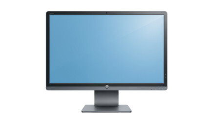 Isolated Modern Computer Monitor