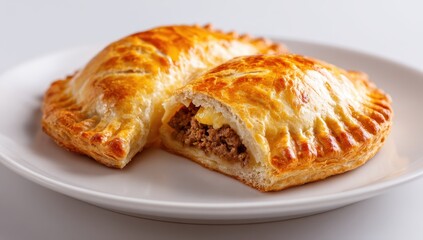 Delicious Golden Brown Empanadas with Meat Filling