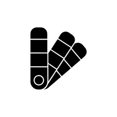 creative details Outline silhouette Pantone icon Vector Illustration