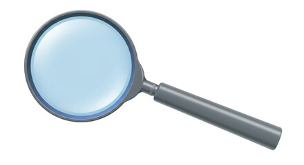 Isolated Magnifying Glass