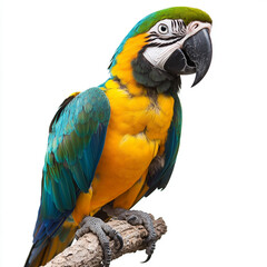 Fototapeta premium blue and yellow macaw ara ararauna