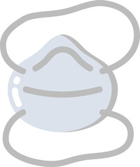 Face Mask Flat Icon