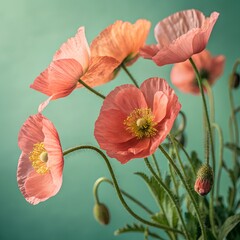 poppy flowers in the field