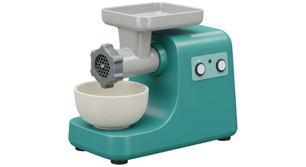 Isolated meat grinder