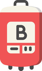 Blood Type B Flat Icon
