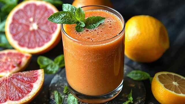 Refreshing Grapefruit Smoothie Recipe