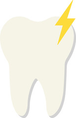 Toothache Flat Icon