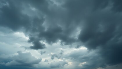 Obraz premium plane is flying in a cloudy sky