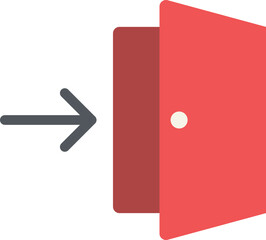 Emergency Door Flat Icon