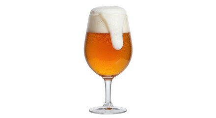 Isolated Glass of Beer