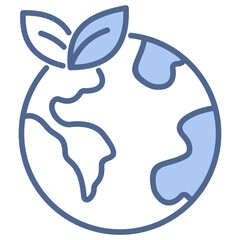 Environment Blue Icon
