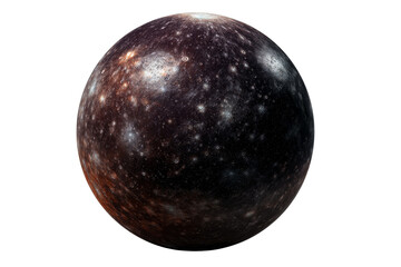 Fototapeta premium High resolution illustration of Mercury with detailed surface texture