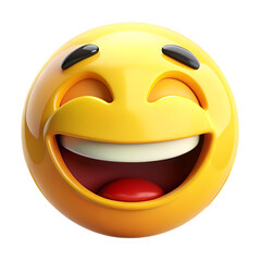 3d smiley with a smile