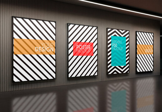 Poster Art Gallery Mockup