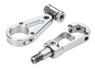 Motorcycle footpeg clamps png footrest clamp png bike support png metal clamp png white background image