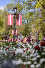 Basteja hill, Riga, Latvia, spring