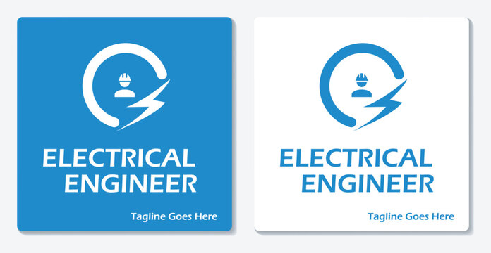 Electrical Thunder Logo Vector Flat Design For All Division
