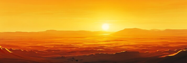 sunrise over the mountains