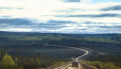 Truck on the Dalton Highway