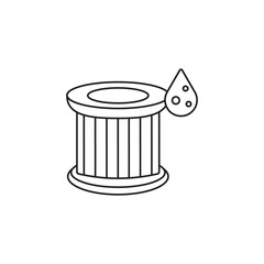 car service icon pack. vector thin line turbo engine, vehicle inspection, technical support, alloy wheel, oil, tools, car icons suitable for apps and websites ui designs.