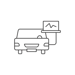 car service icon pack. vector thin line turbo engine, vehicle inspection, technical support, alloy wheel, oil, tools, car icons suitable for apps and websites ui designs.