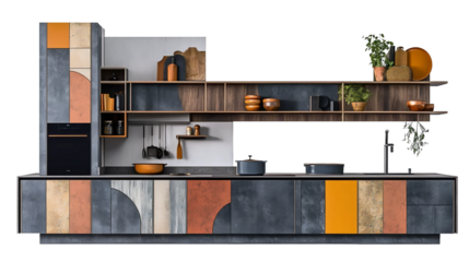 interior of modern kitchen