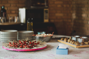 christmas table setting