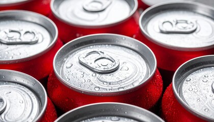 top view of soda can