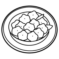 vector illustration of an apple