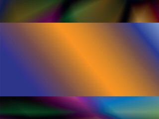 Vibrant gradient banner design, blue to orange, website graphic with copy space