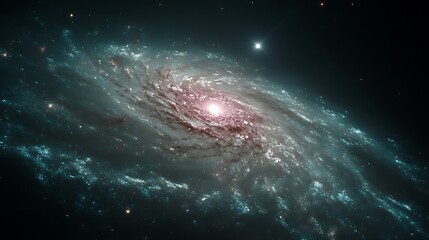 Fototapeta premium Spiral galaxy in deep space (23)