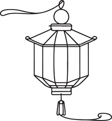 Hanging Paper Lantern Festival Icon