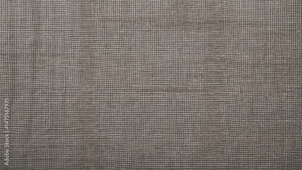 Poster Seamless linen and burlap textile background with abstract art elements