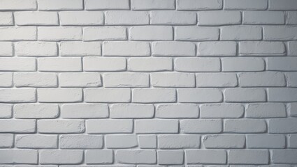 Naklejka premium Vintage white brick wall surface for building facade