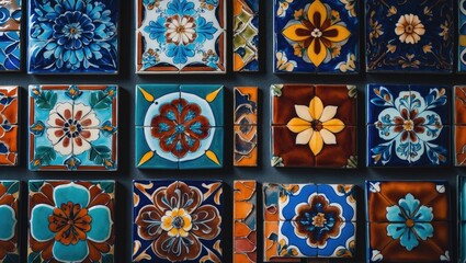 Interior decoration featuring old azulejos in houses