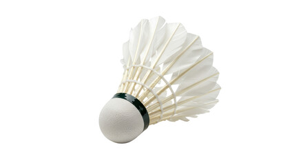 Isolated Badminton Shuttlecock