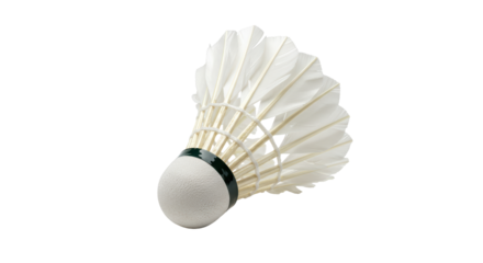 Isolated Badminton Shuttlecock