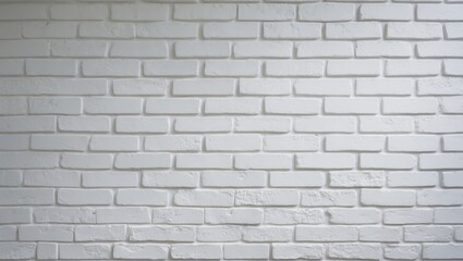 Fototapeta premium Texture or background with a white painted brick wall