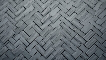 Textured surface pattern for concrete bricks