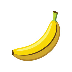  Yellow Banana Illustration