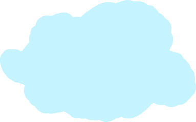 Soft pastel blue sky cloud vector